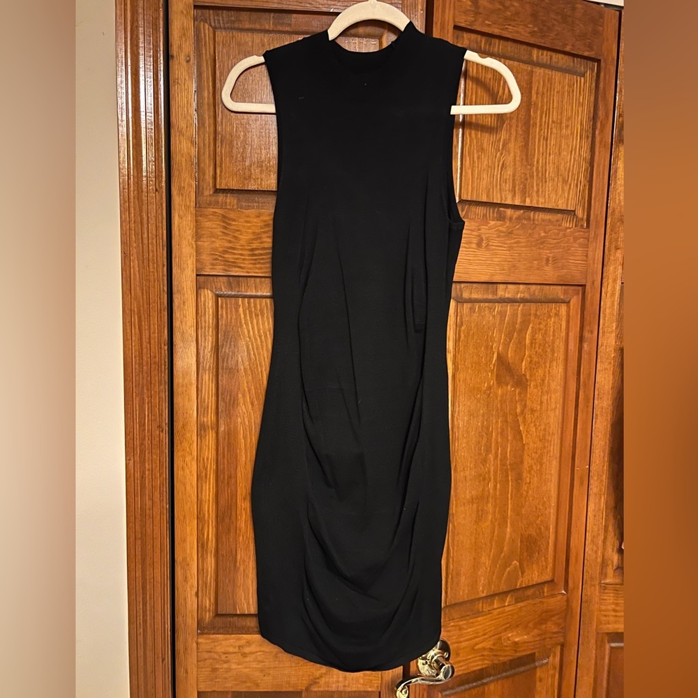 Express Black Midi Dress